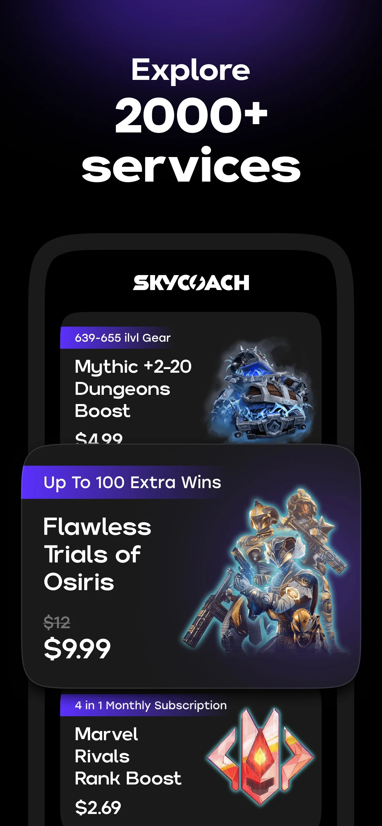 Skycoach.gg - Carry & Gold screenshot