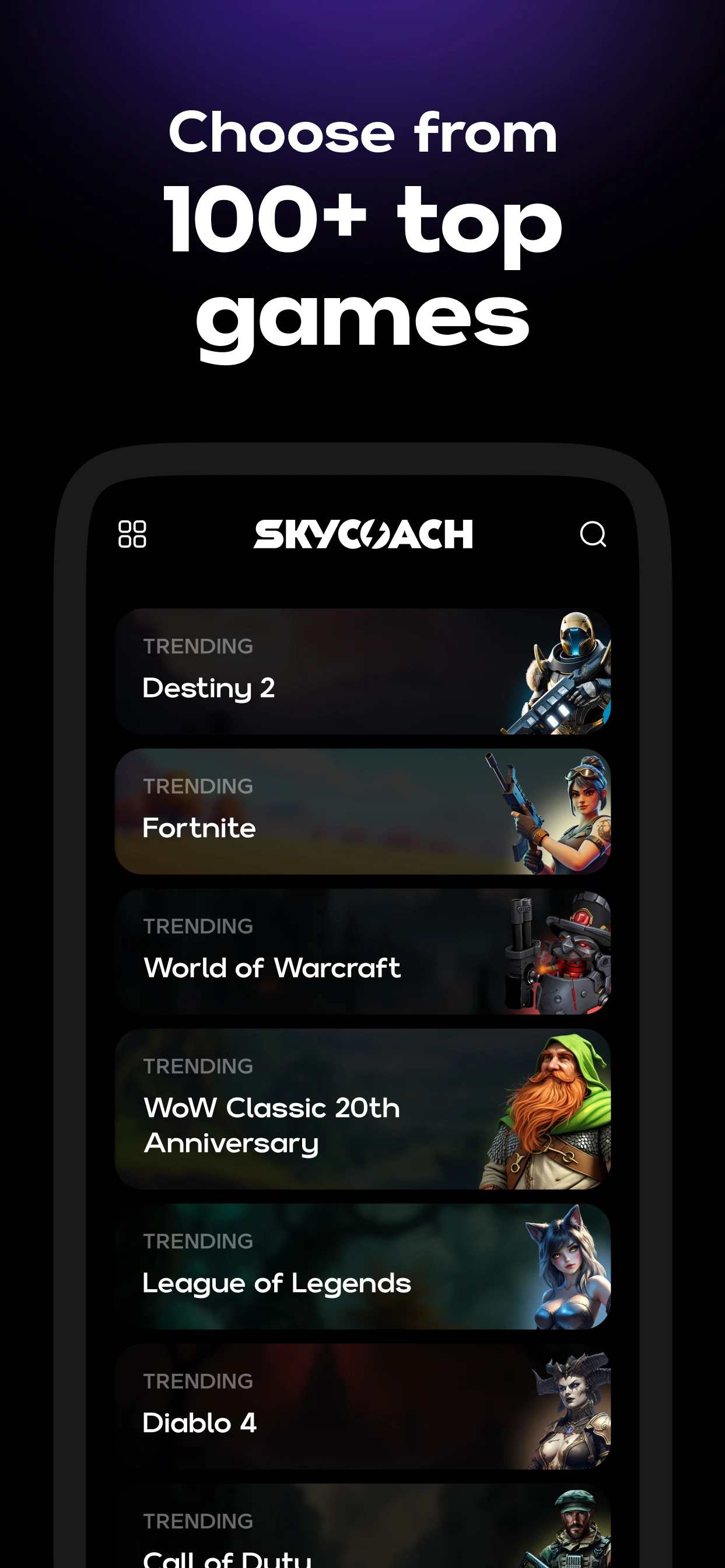 Skycoach.gg - Carry & Gold screenshot